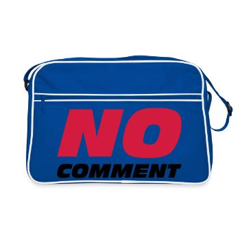 No comment - Retro Bag - blue/white - Front