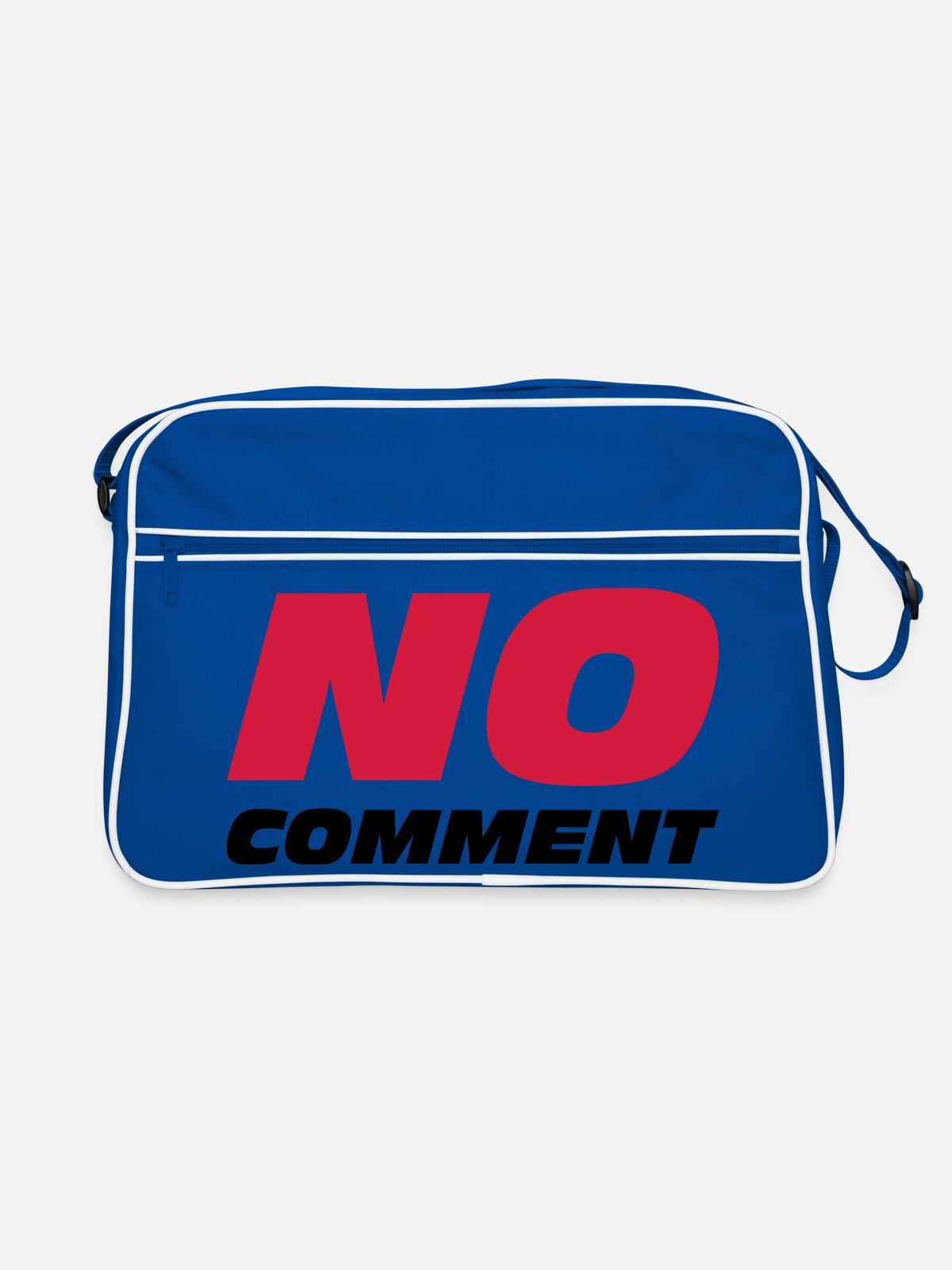 No Comment - Sac Retro - bleu/blanc - Devant