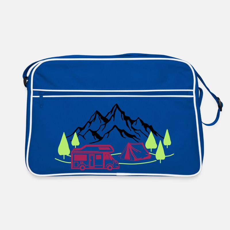 Holidays in the mountains Retro Bag