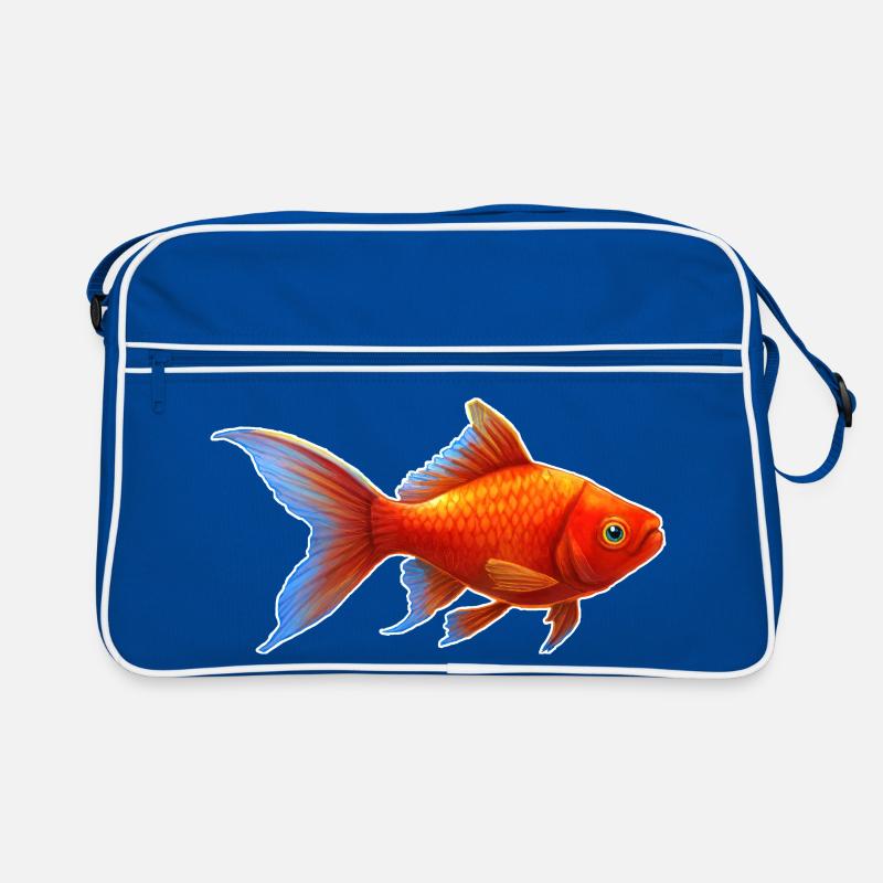 Goldfisch Nr.4 Retro Tasche