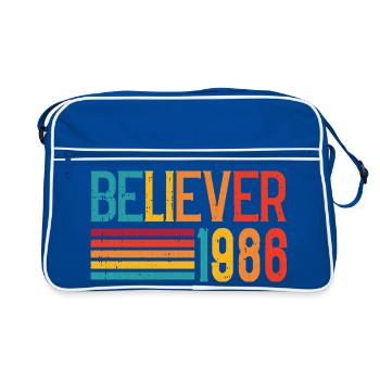 Croyez Rainbow Rétro 1986 - Sac Retro - bleu/blanc - Devant