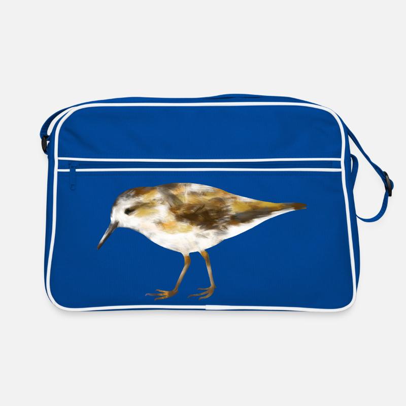 Petit Bécasseau - Sac Retro - bleu/blanc