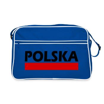 Pologne - Sac Retro - bleu/blanc - Devant