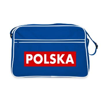 Pologne - Sac Retro - bleu/blanc - Devant