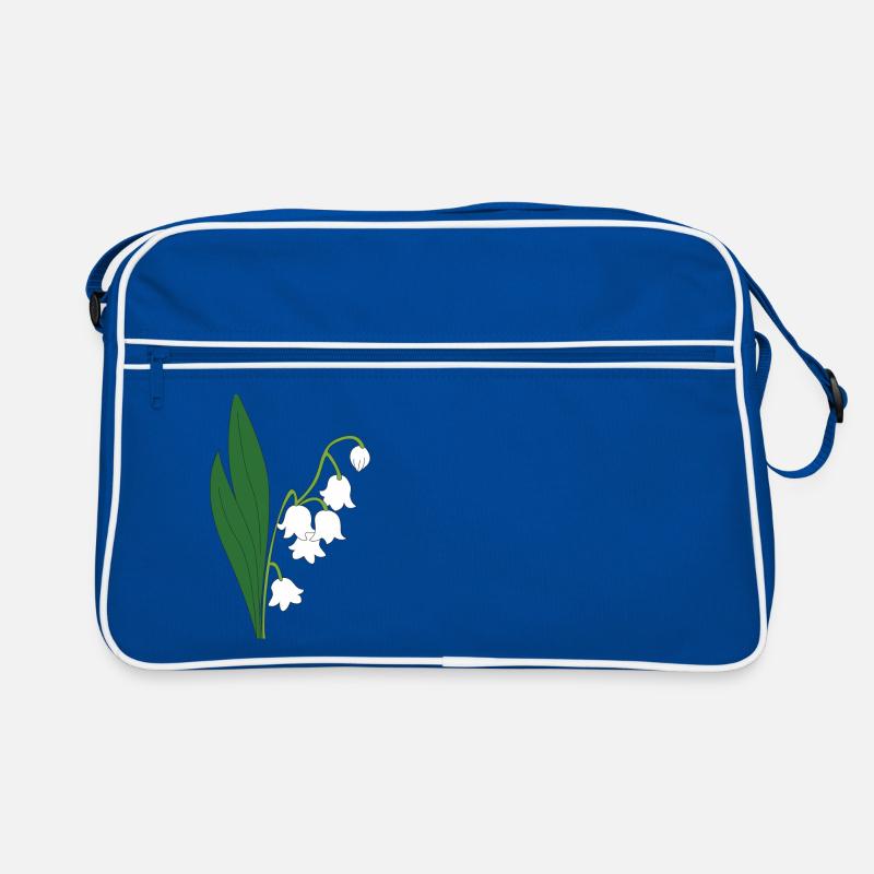 Blumen soor Retro Tasche