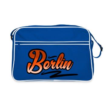 Berlin - Sac Retro - bleu/blanc - Devant
