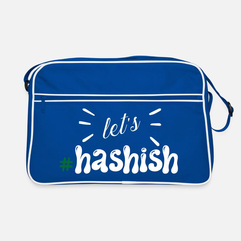 Let's Hash Typography Pattern Retro Bag
