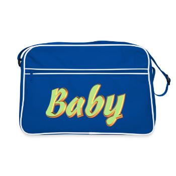 Baby - Retro Bag - blue/white - Front