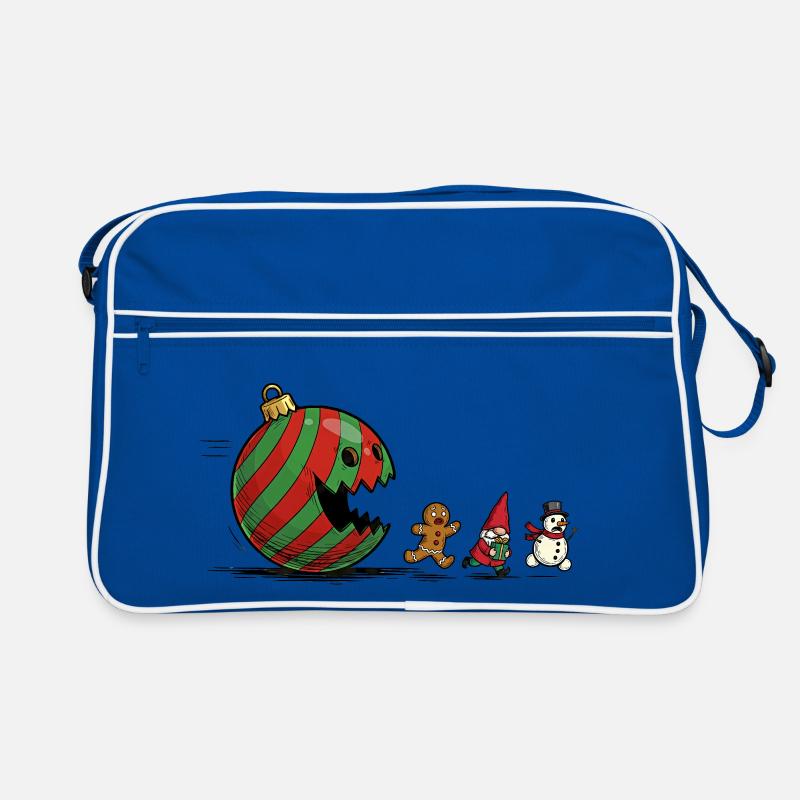Ornement Boule de Noël Dévoreuse Sac Retro
