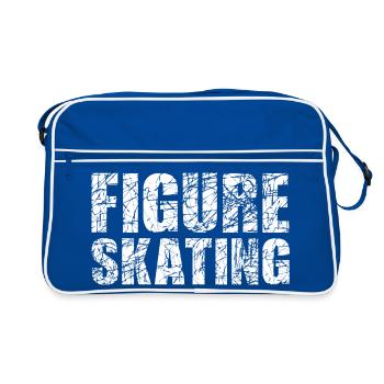 Figure Skating Eiskunstlauf - Retro Bag - blue/white - Front