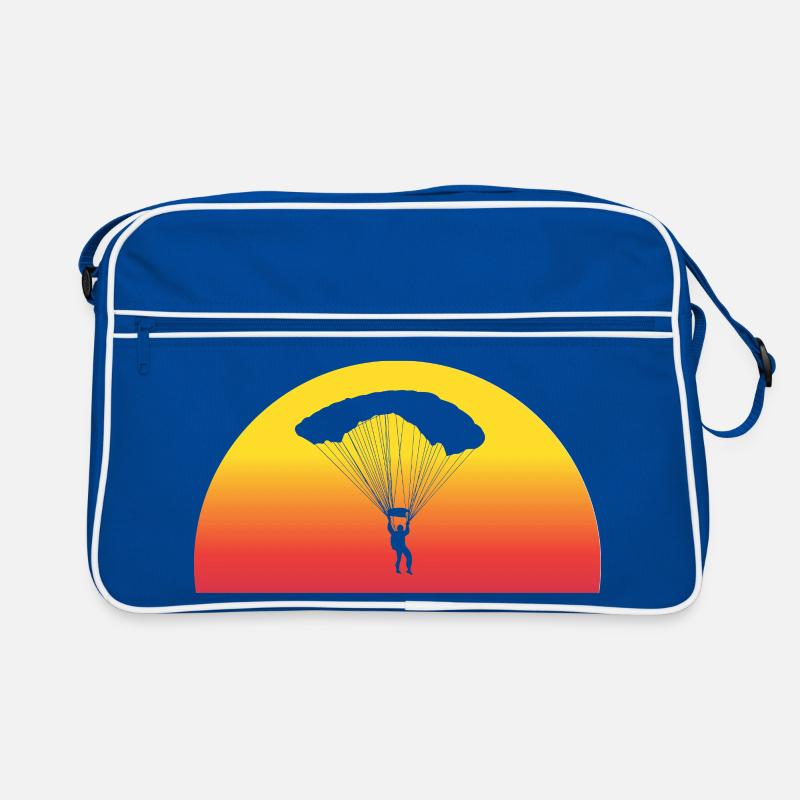 Adventurous Skydive Sunset Retro Bag