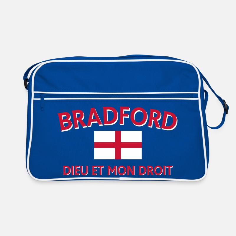 Drapeau de Bradford avec devise Sac Retro
