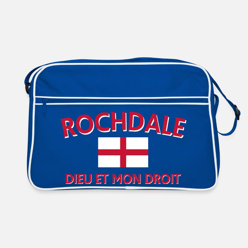 Devise du drapeau anglais de Rochdale Sac Retro