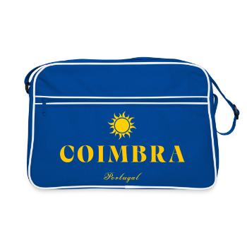 Coimbra Portugal Suncrest Gold - Sac Retro - bleu/blanc - Devant