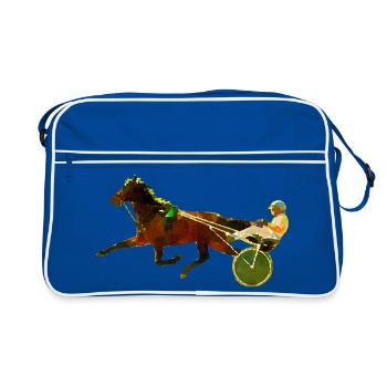 trotteur - Sac Retro - bleu/blanc - Devant