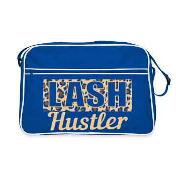 Maquillage cosmétiques - Sac Retro - bleu/blanc - Devant