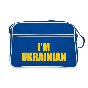 Im ukrainian - Sac Retro - bleu/blanc - Devant
