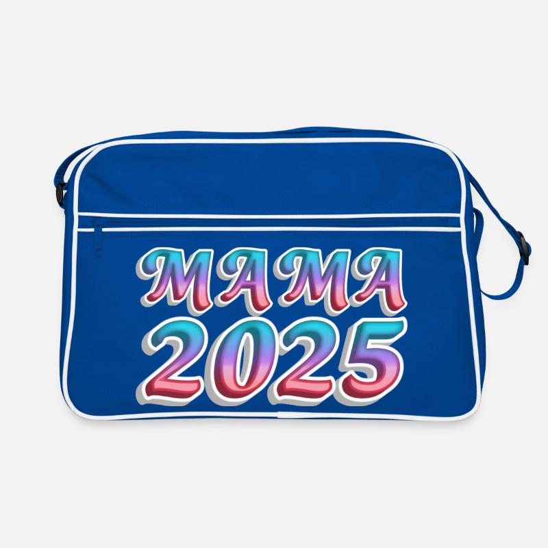 Mama 2025 Farbexplosion Retro Tasche