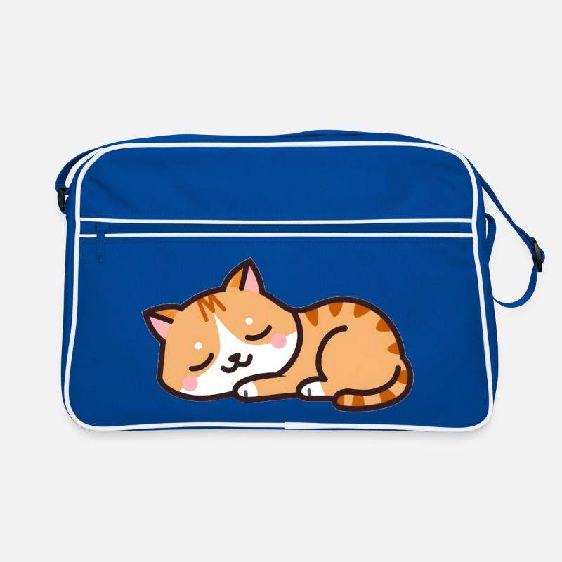 sleeping cat Retro Bag