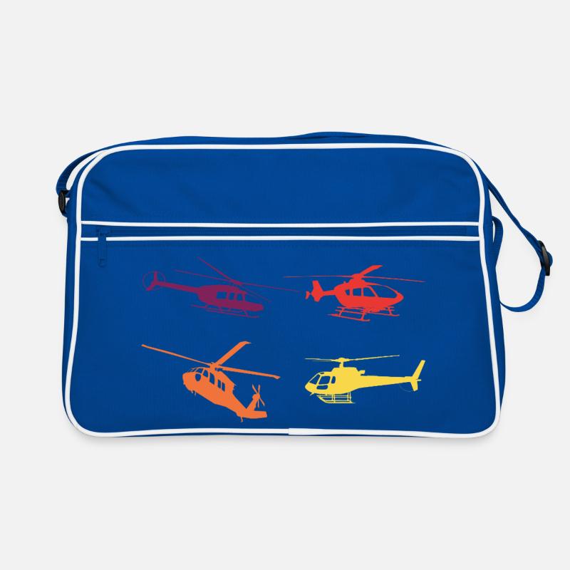 Rétro d’hélicoptère Sac Retro