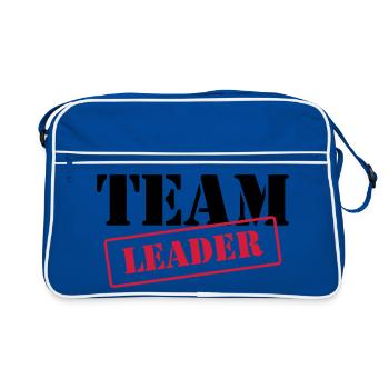 [ Team Leader ] - Sac Retro - bleu/blanc - Devant
