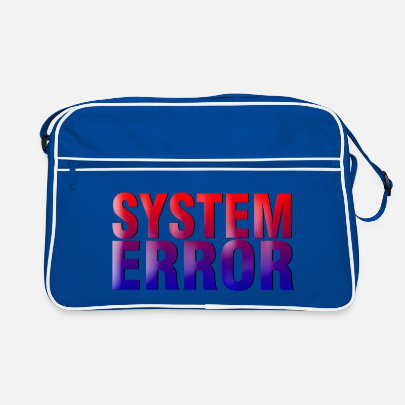 Erreur système Gradient Typo Sac Retro