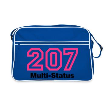 Error 207 | Fehler | Errormessage - Retro Bag - blue/white - Front