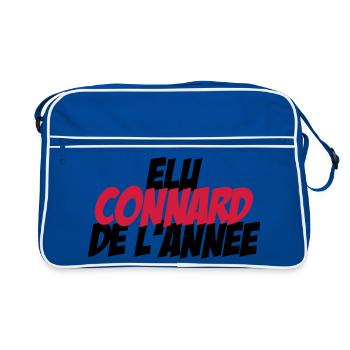 Elu Connard de l'année ! - Sac Retro - bleu/blanc - Devant