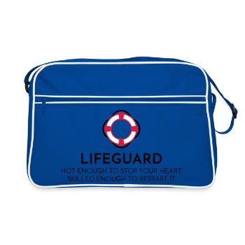 lifeguard - Retro Bag - blue/white - Front