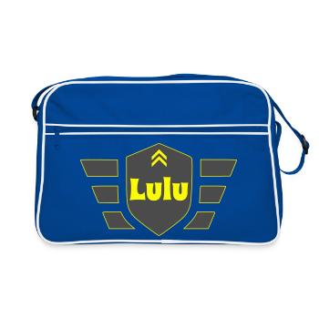 Lulu - Sac Retro - bleu/blanc - Devant