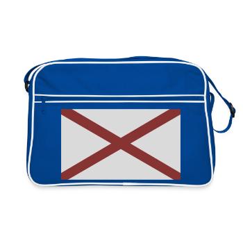 Flag of the state of Alabama - Retro Bag - blue/white - Front