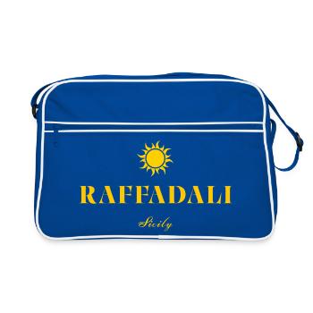 Raffadali Sicily Sun Crest - Retro Bag - blue/white - Front
