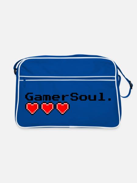 Gamer Soul - Retro Bag - blue/white