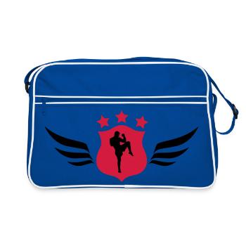 Kickboxing / Kickboxer / Kick Boxing / Kick Boxer - Retro Bag - blue/white - Front