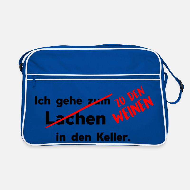 In den Keller Retro Tasche