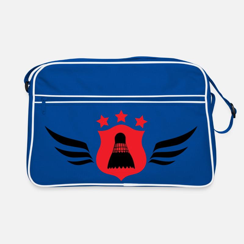 Badminton – Sport – Schläger Retro Tasche