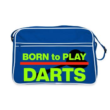 Made for Darts , Neon Edition, Onehundreteighty - Retro Bag - blue/white - Front