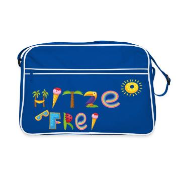 heat-free - Retro Bag - blue/white - Front