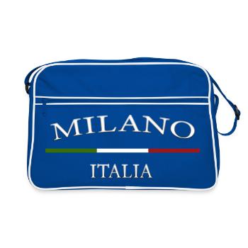 Design Cuisine Milano Italie - Sac Retro - bleu/blanc - Devant