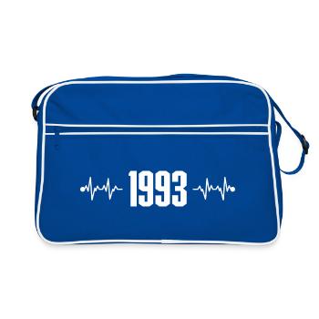Request design details - Retro Bag - blue/white - Front