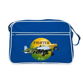 P-51 - Sac Retro - bleu/blanc - Devant
