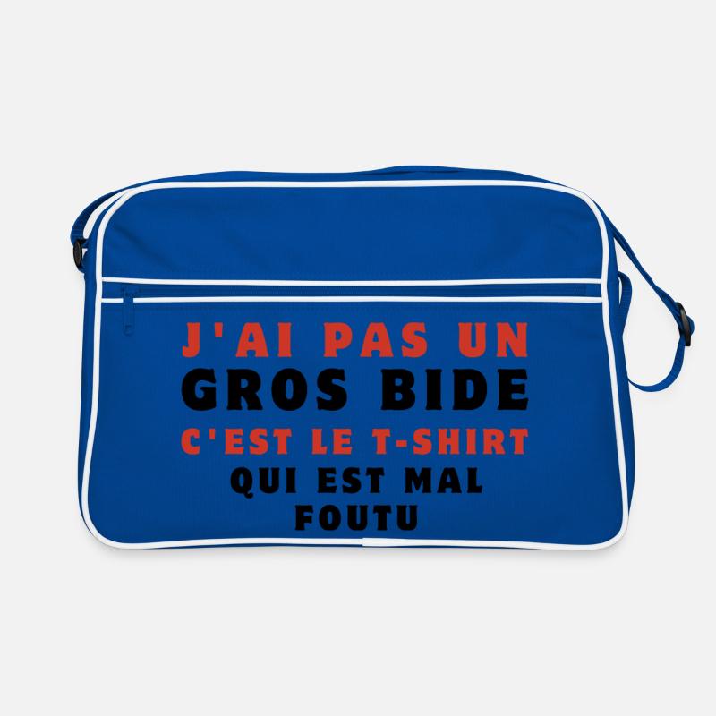 j'ai pas un gros bide Sac Retro
