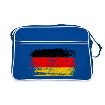 Allemagne Vintage - cadeau Eagle Crest - Sac Retro - bleu/blanc - Devant