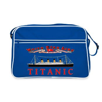 TITANIC Kreation Louis RUNEMBERG © Adagp - Retro Tasche - Blau/Weiß - Vorne