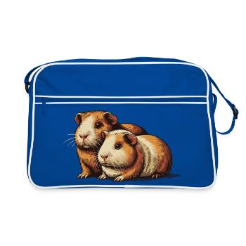 Équipe Mignon - Sac Retro - bleu/blanc - Devant