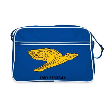 Gorch Fock - Albatros Marine Sailing Ship - Retro Bag - blue/white - Front