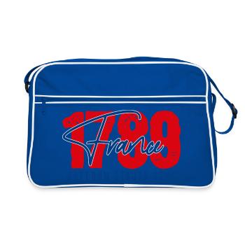 1789 France / Frankreich Freedom starts here - Retro Bag - blue/white - Front