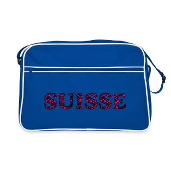 SUISSE. PAYS - Sac Retro - bleu/blanc - Devant
