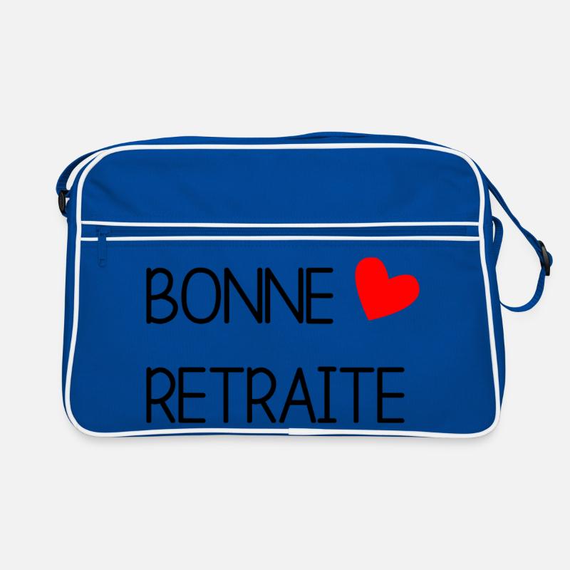 RETRAITE. RETRAITE. RETRAITEE. RETRAITE - Sac Retro - bleu/blanc