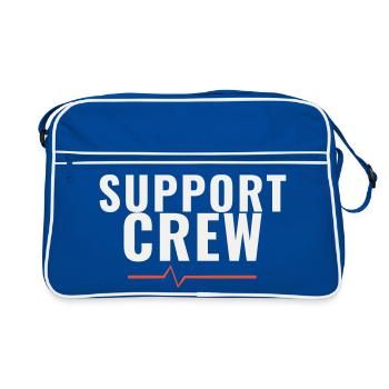 Soutenir l’équipe de course marathon Équipe Sports de motivation - Sac Retro - bleu/blanc - Devant